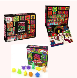 Advent Calendar Gift - ニードーハ アドベントカレンダー 24個入りミニスクイッシュトイ 24日間クリスマスカウントダウン ブラインドボックス 感覚刺激
