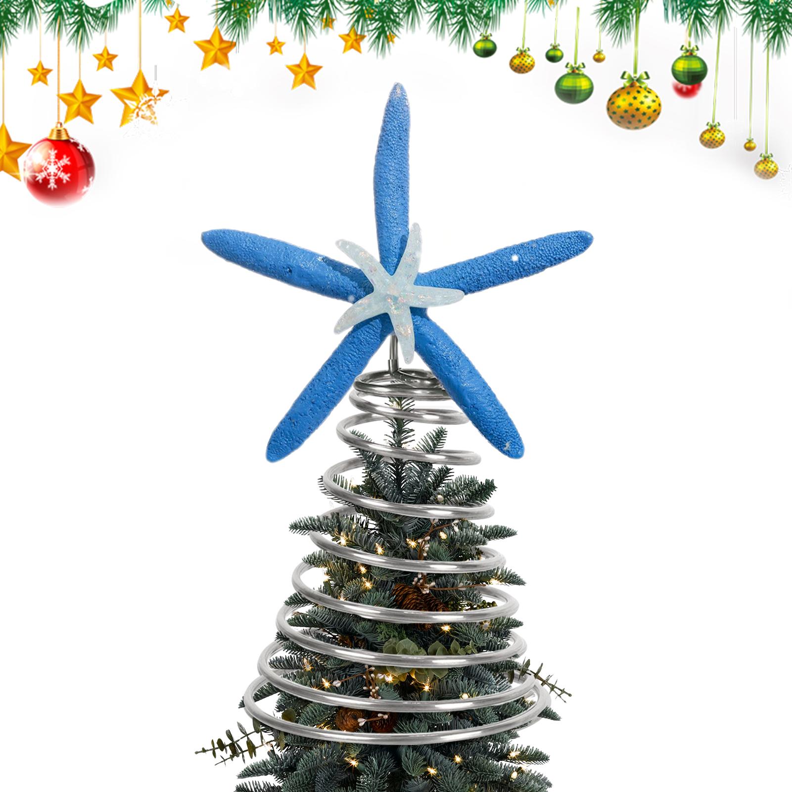 Star Tree Topper - クリスマスツリートッパースタークリエイティブクリスマスツリー装飾小道具装飾品枝先センターピース窓寝室屋外用