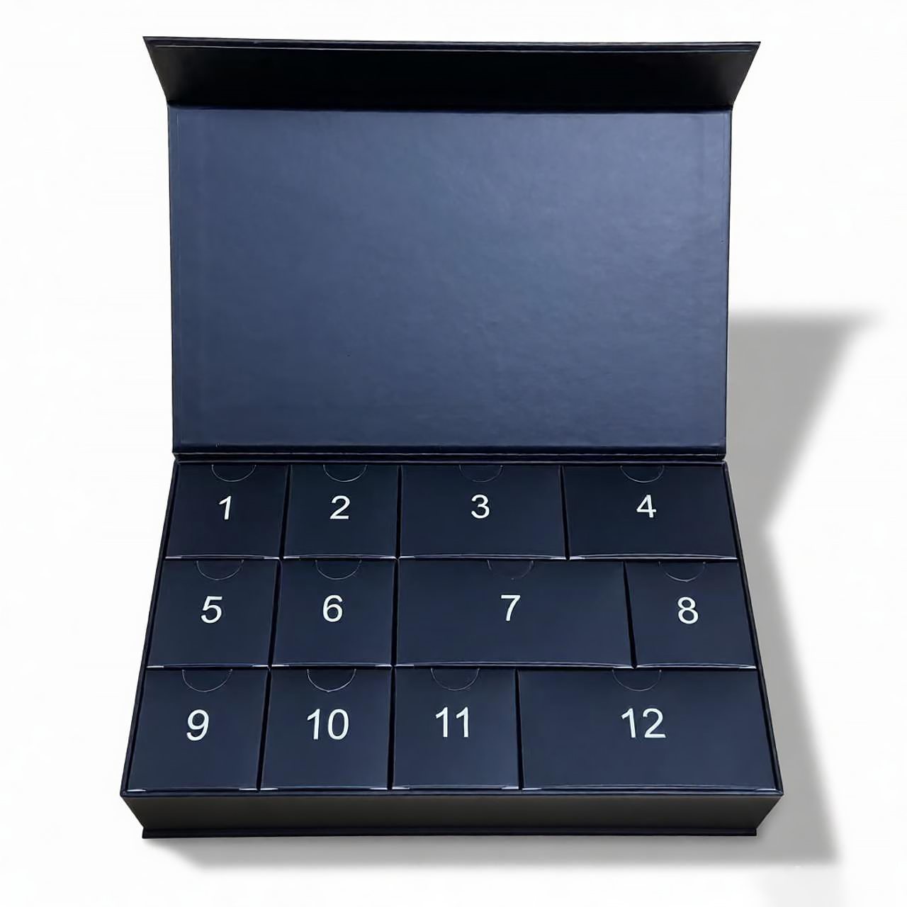 Gift Box Wrap Set - 2026年クリスマスカウントダウンカレンダーギフトボックスセット（12日間カウントダウン）。 これは、ギフト用の包装に最適な、美しい空のギフトボックスのセットです。