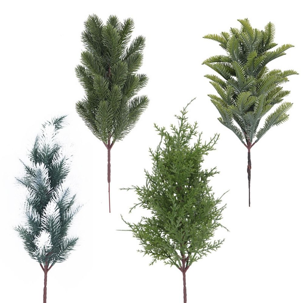 人工松の枝のクリスマスツリー、偽のヒノキの葉、DIYの花輪、 - Christmas Tree Artificial のレビューと価格