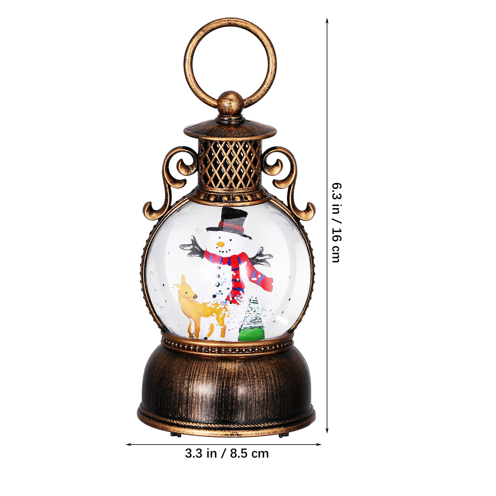 クリスマスミュージックボックス ライトアップグローブ スノー - Snow Globe Musical のレビューと価格