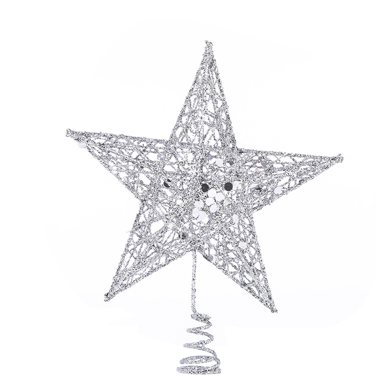 15/20/25/30センチメートル中空スターゴールド銀色の - Star Tree Topper のレビューと価格