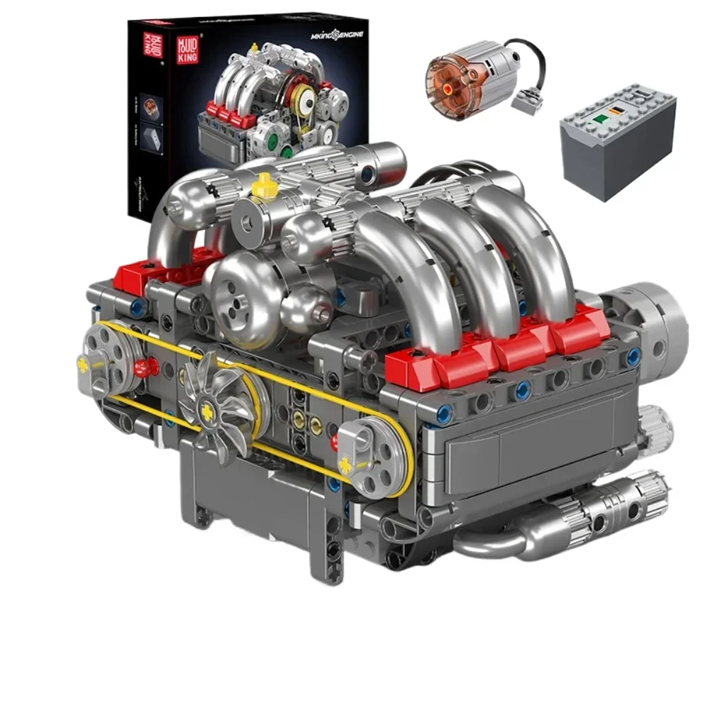 モールドキング-子供向けの電動ボクサーエンジンモデル,ビルデ - Lego Set Technic のレビューと価格
