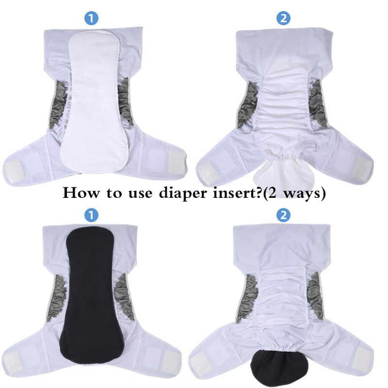 3 個の洗える大人用布おむつインサート大サイズ再利用可能な高 - Pampers Diaper Premium Care のレビューと価格